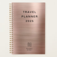 Elegant Monogram Roos Gold Travel