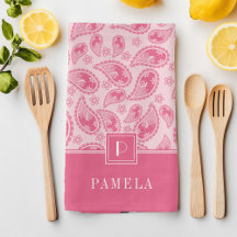 Elegant monogram roze patroon