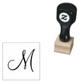 Elegant Monogram Rubberstempel (Gestempeld)
