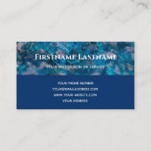 Elegant monogram sapphire 2 tone blue cryals b visitekaartje