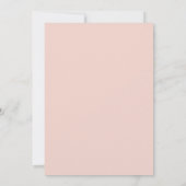 Elegant Monogram Schrift Groen Roze Bruiloft Kaart (Achterkant)