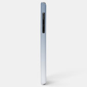 Elegant Monogram Script Naam  Blauw Case-Mate iPhone Case (Achterkant/links)