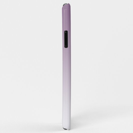 Elegant Monogram Script Name Dusty Lavender Case-Mate iPhone Case (Achterkant/rechts)