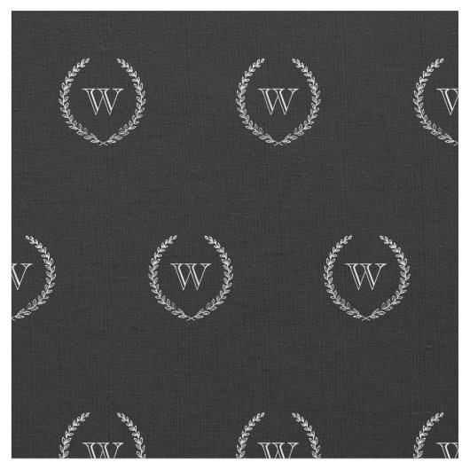 Elegant Monogram Stof (Close Up)