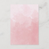 Elegant Monogram Stoffig Roos RSVP Online QR Code Informatiekaartje (Achterkant)