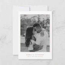 Elegant Monogram Terracota Bruiloft