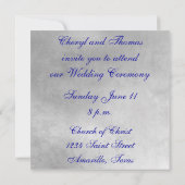 Elegant Monogram Uitnodiging-J Kaart (Achterkant)