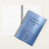 Elegant Monogram Valse Goud Reizen Planner (Display)