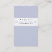 Elegant Monogram Visitekaartje (Achterkant)