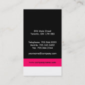 Elegant Monogram Visitekaartjes (Achterkant)