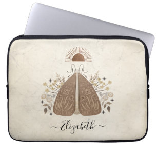 Elegant  monogram vlinderlaptophoes laptop sleeve