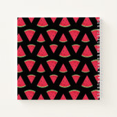 Elegant Monogram Watermelon Green Lemon Recipe not Notitieboek (Achterkant)