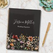 Elegant Monogram  Waterverf Wildflower Planner
