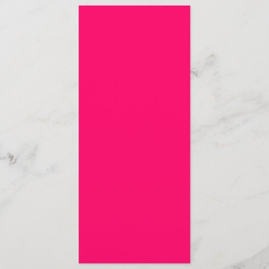 Elegant Monogram Weddenschap Menu Kaarten Hot Pink (Achterkant)