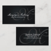Elegant Monogram Wedding Coordinator Visitekaartje (Voorkant / Achterkant)