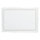 Elegant Monogram Wedding Paar van Kussenslopen (Achterkant-Links)