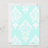 Elegant Monogram Wedding Rehearsal Uitnodiging (Achterkant)