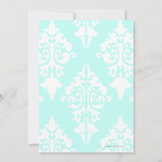 Elegant Monogram Wedding Rehearsal Uitnodiging (Achterkant)