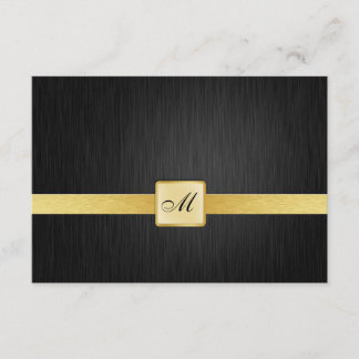 Elegant Monogram Wedding RSVP-kaart RSVP Kaartje