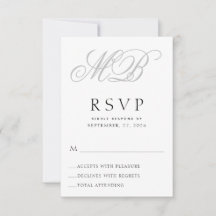Elegant Monogram Wedding