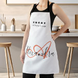 Elegant Monogram White Coral Script Best Chef Name Schort<br><div class="desc">Pas uw Elegant Monogram Black Coral Script Name Best Chef Schort aan en kook uw favoriete Italiaanse recepten met succes. Word een vijf sterren familiekaas en geniet van de beste authentieke traditionele recepten van Nonna Belinda! © Belytalia 2021</div>