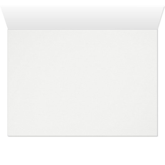 Elegant Monogram White Modern FAUX Silver Striped (Binnen Horizontaal (Onder))