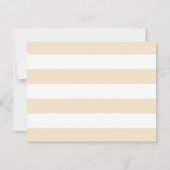 Elegant Monogram Yellow Border Minimalist Notitiekaartje (Achterkant)