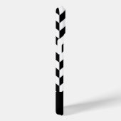 Elegant monogram zwart-wit Case-Mate iPhone case (Achterkant / Rechts)