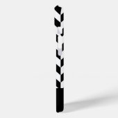 Elegant monogram zwart-wit Case-Mate iPhone case (Achterkant / Links)