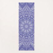 Elegant Monogrammed Boho Violet Paars Mandala Yogamat (Voorkant)