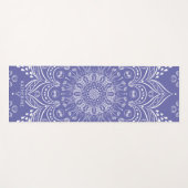 Elegant Monogrammed Boho Violet Paars Mandala Yogamat (Voorkant (horizontaal))