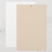 Elegant Monogrammed Briefpapier (Voorkant / Achterkant)