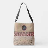 Elegant  Monogrammed Canvas tas (Achterkant)