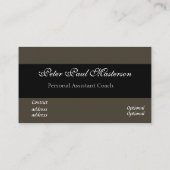 Elegant Monogrammed Classy Visitekaartje (Achterkant)