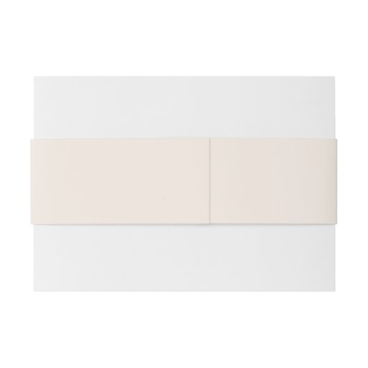 Elegant Monogrammed Paper Bord Uitnodigingen Wikkel (Achterkant Voorbeeld)