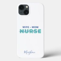 Elegant Monogrammed Wife Mam Nurse