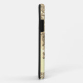 Elegant monogrammen Gold Glitter Drives Gold Metal Case-Mate iPhone Case (Achterkant/rechts)