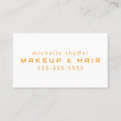 Elegant Monogramontwerp en Minimalistisch Visitekaartje (Achterkant)