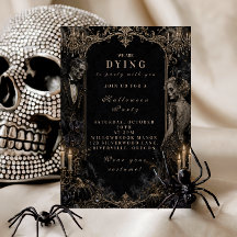 Elegant Monster Masquerade Halloween Feest