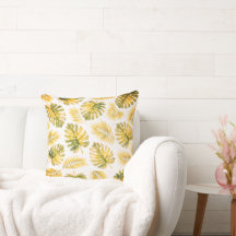 Elegant Monstera en Palmblad Patroon