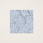 Elegant Monstera Leaf Earring Display Kaart (Achterkant)