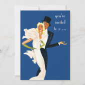 Elegant Monte Carlo Couple Dinner Party Kaart (Voorkant)