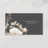 Elegant Moody Boho Modern Visitekaartje (Voorkant)