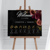 Elegant Moody Muted Rust Bourgondië Orde van Evene Poster