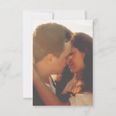 Elegant Moody Romantic Rozen Floral Foto Save The Date (Achterkant)