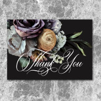 Elegant Moody Twilight Gedempte Bloemen Bruiloft