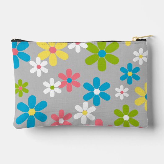Elegant mooi kleurrijk lente bloemenpatroon etui (Achterkant)