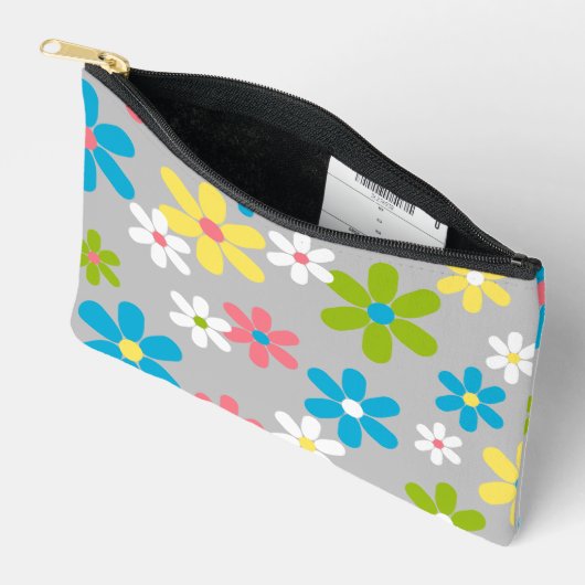 Elegant mooi kleurrijk lente bloemenpatroon etui (Open)