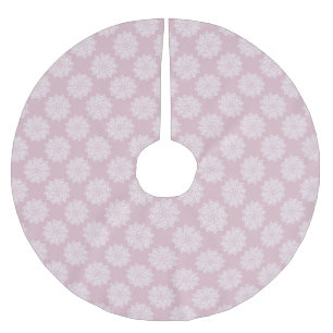 Elegant mooi meisjesachtig lichtroze mandala patro kerstboom rok
