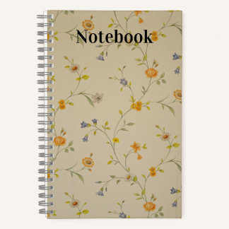 Elegant Mooie Bloemige Notitieboek